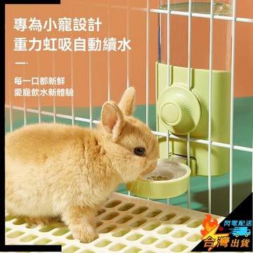 【台灣出貨】兔子飲水器 荷蘭豬 龍貓 水壺 金絲熊 豚鼠喂水瓶 水槽 小寵喝水壺 兔兔飲水器 小寵自動飲水機