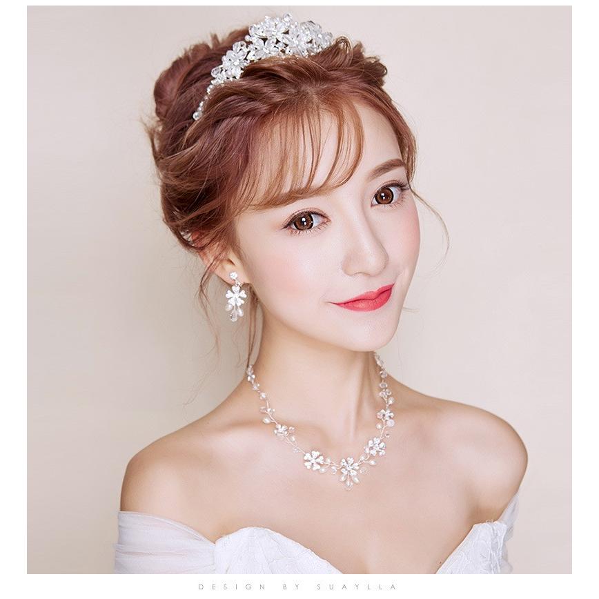 ティアラ ネックレス ピアス イヤリング ウエディング コスプレ 髪飾り 花嫁 結婚式 ヘッドドレス イヤーアクセサリー ブライダル パーティー 二次 通販 LINEポイント最大0.5%GET LINEショッピング ティアラ 結婚式 ウエディング 披露宴 ブライダル tiara 花嫁 髪飾り ft9118sr