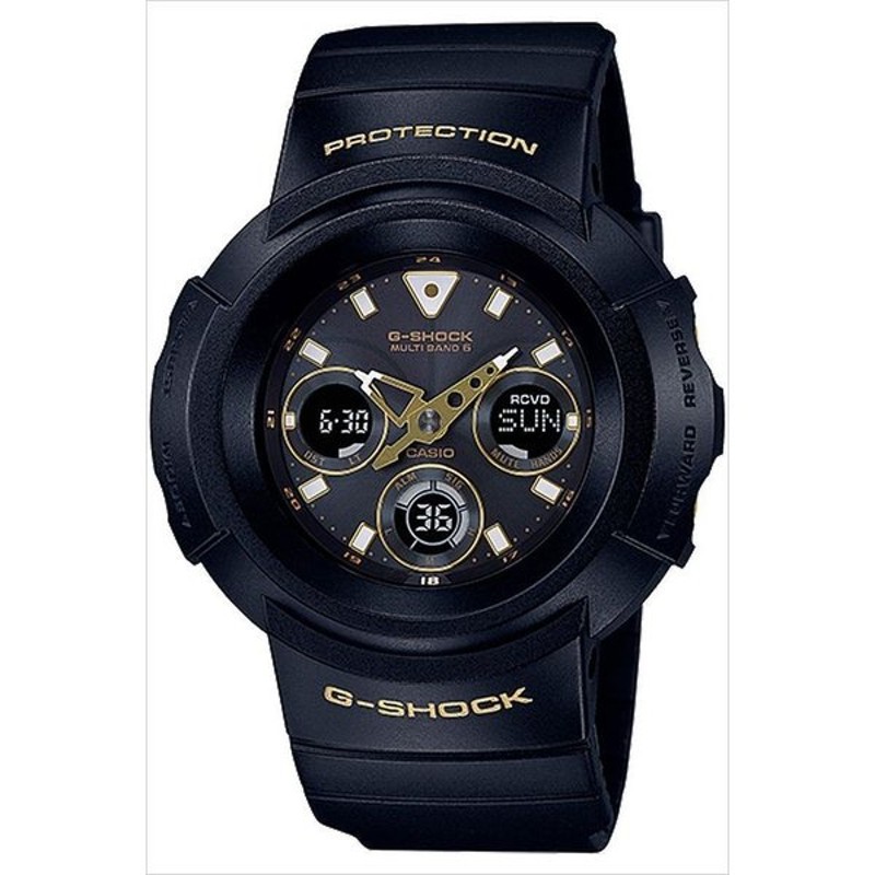 カシオ Gショック 時計 CASIO G-SHOCK 腕時計 カシオ時計 ジーショック ブラックアンドゴールド Black&Gold Series  メンズ ブラック AWG-M510SBG-1AJF | LINEショッピング