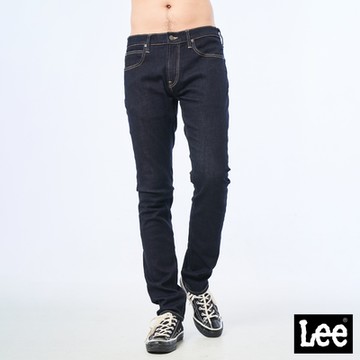 Lee 男款 709 低腰合身小直筒牛仔褲 深藍洗水