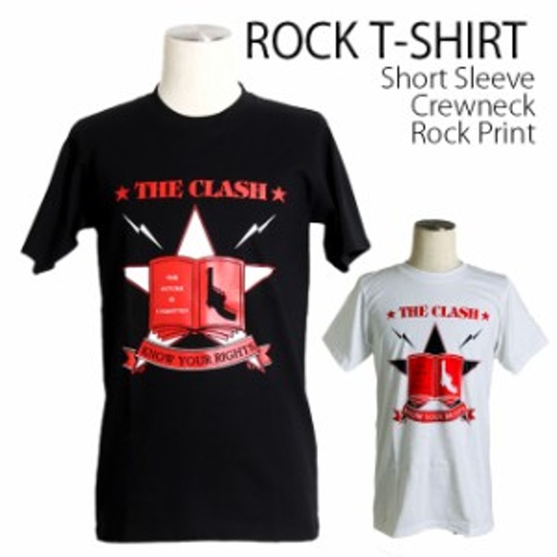 The Clash Tシャツ ザ・クラッシュ ロックTシャツ バンドTシャツ 半袖 メンズ レディース かっこいい バンT ロックT バンドT ダンス  ロッ | LINEショッピング