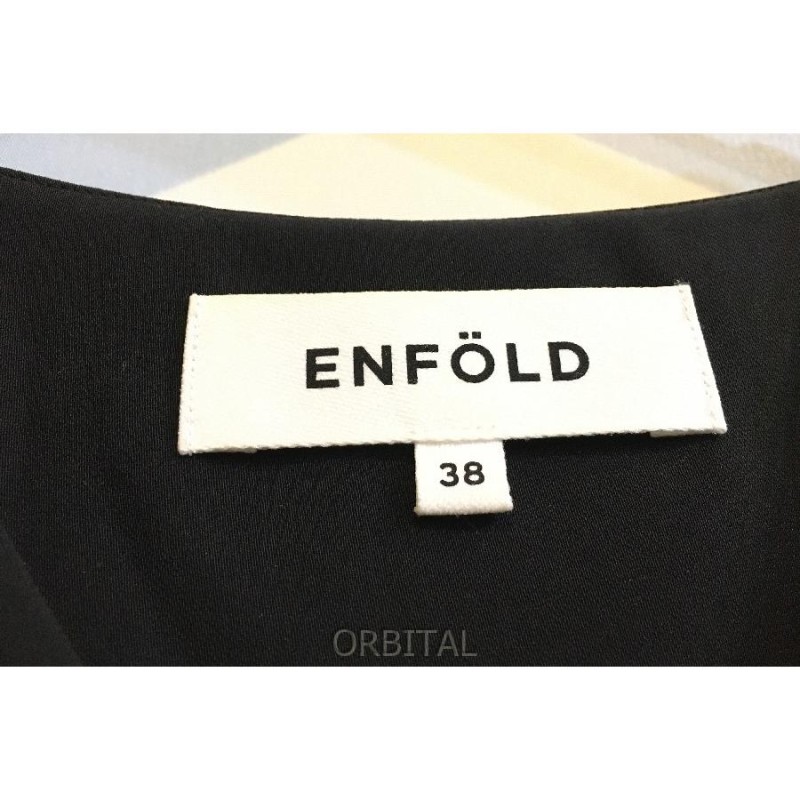 二子玉) ENFOLD エンフォルド 19AW エステルクロス Vアシンメトリータンクトップ 300CA330-0490 38 ブラック |  LINEブランドカタログ