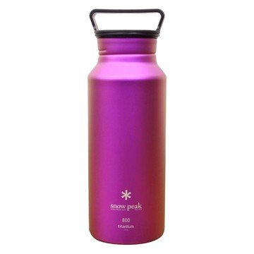 snow peak 雪諾必克 鈦金屬瓶 800 TW-800-PI  粉色  800ml  1個