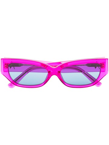 Linda Farrow - x The Attico Vanessa cat-eye sunglasses - women - Acrylic/Acetate - One Size - Pink