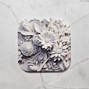 石之花-吸水陶瓷杯墊