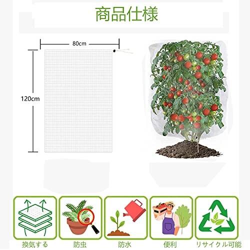 防虫ネット 2個セット 植物保護カバー 防鳥ネット 防虫 防風 通気性 鳥対策 園芸用ネット 虫鳥除