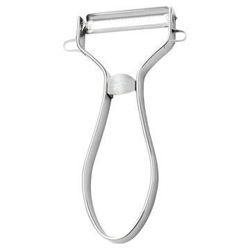 SHIMOMURA 下村 Pro grade 18-8不鏽鋼薄皮削皮刀 快速番茄削皮器  銀色  1個