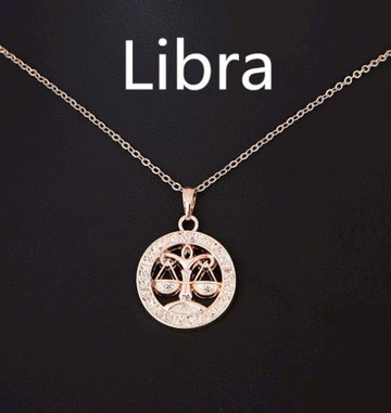預購【保庇BOBEE】 保庇BOBEE 十二星座 符號閨密金項鍊 - 天秤座生日快樂