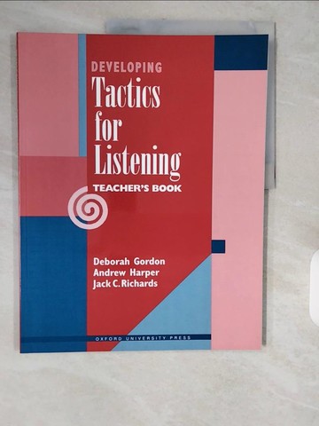 【書寶二手書T1／語言學習_ZJN】Tactics for Listening: Developing Teacher's Book