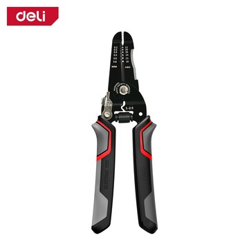 【得力工具 deli tools】 專業 精密 剪線 剝線鉗 0.2~0.8mm 剝皮鉗 拔線鉗-細線用