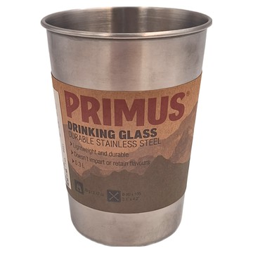 PRIMUS Drinking Glass不鏽鋼杯 輕巧耐用 0.3L  銀色  1個