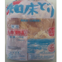 国産 知床どりモモ 2KG 鶏肉 鶏ブロック)