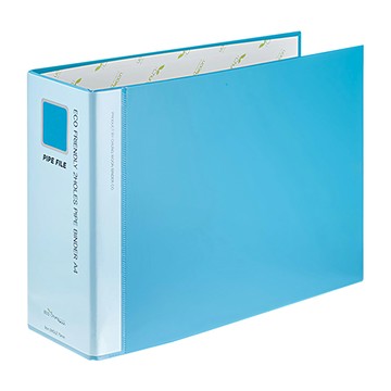 ECO Chungwoon 彩色活頁夾 2孔 A4 天藍色 9x7公分  1入