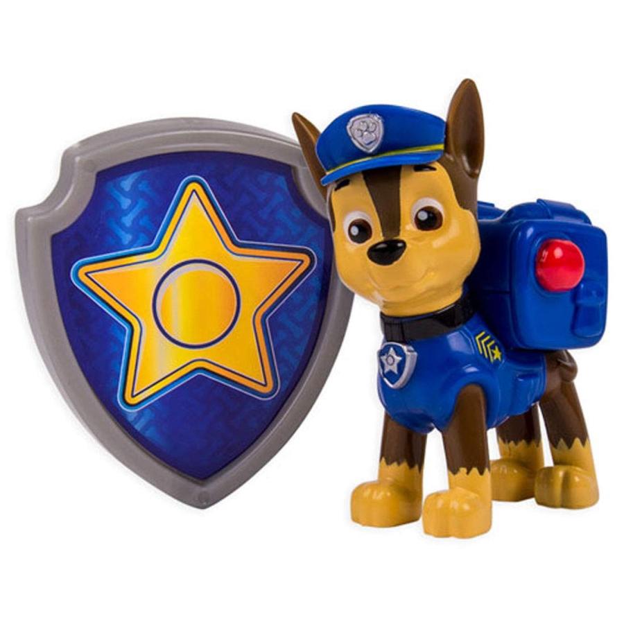 パウパトロールPaw Patrol ワンアクションフィギュア（バッジ