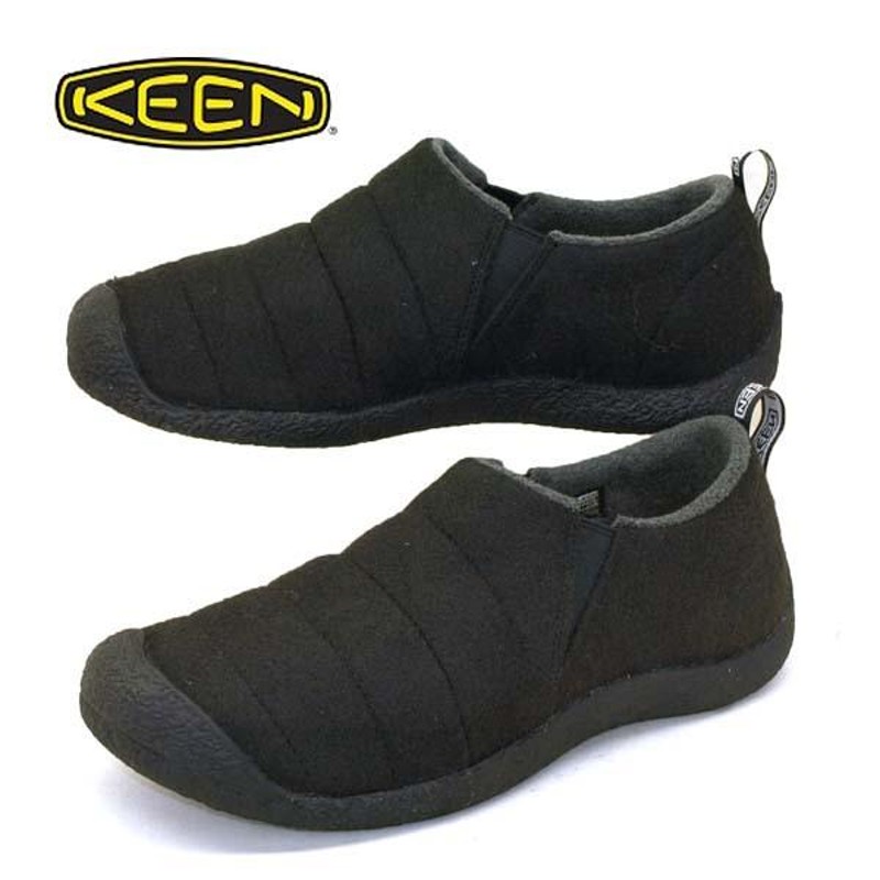 キーン KEEN HOWSER II ハウザー ツー 1025624 黒 フエルト スリッポン