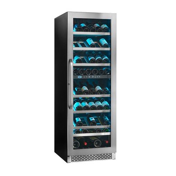 DIVIN 雙溫櫸木酒櫃展示櫃(130-166瓶)