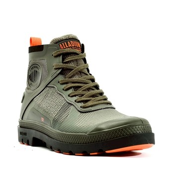 【PALLADIUM】PAMPA LITE+ MATRYX 休閒靴 中性 綠 高筒 輕量 78598309