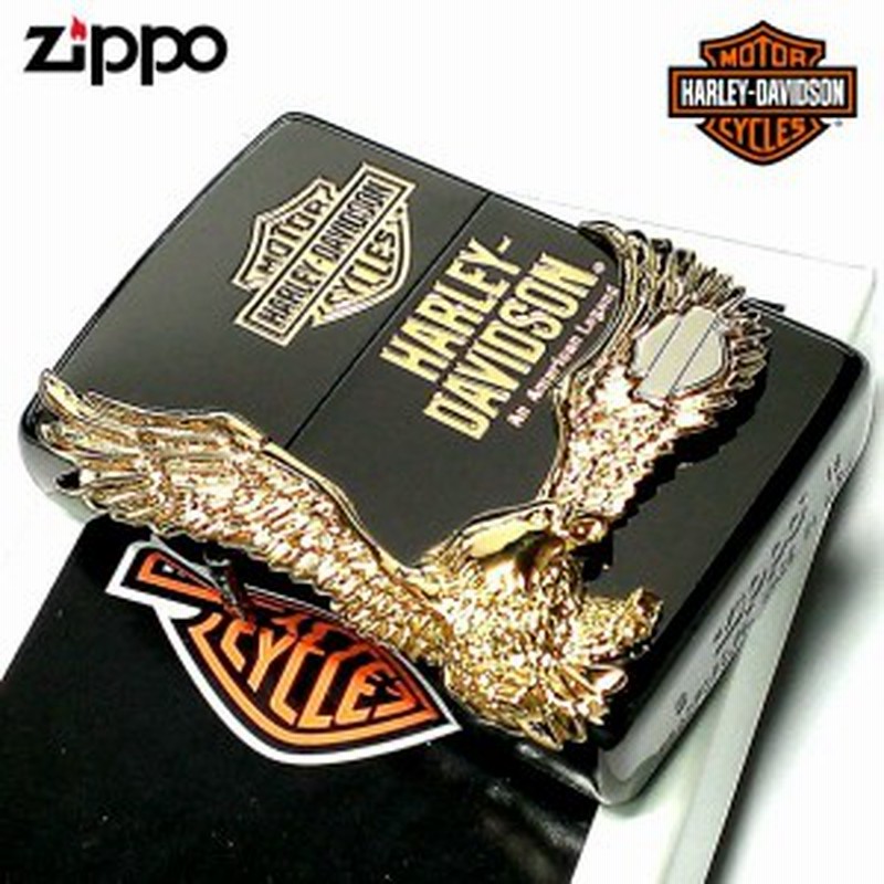 Zippo ライター ハーレーダビッドソン ジッポ かっこいい イオンブラック ゴールドメタル 黒 金 イーグル 日本国内限定モデル おしゃれ 通販 Lineポイント最大4 0 Get Lineショッピング