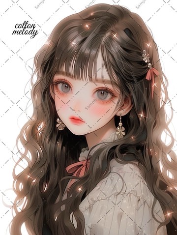 原創貼紙 no.509 人物貼紙 原創貼紙 人物貼紙 女孩貼紙 原創人物貼紙