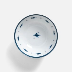 DAITOUA 陶瓷碗17cm 飛鳥白