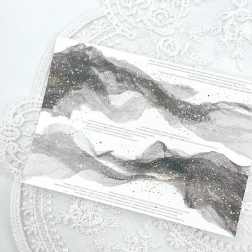 閃亮 PET 貼紙 (anns note) vintage