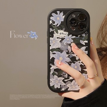 隔日到貨 摩羅花 ins 適用iPhone 12 13 14 15 pro max 手機殼 XS XR 1D370