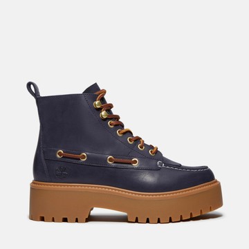Timberland 女款深藍色Stone Street厚底靴｜A27YZEP1