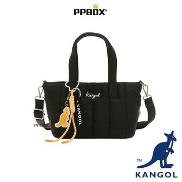 KANGOL 泡芙感側背包 附吊飾 附背帶 包包 【66251714】