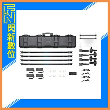 Godox 神牛 TL120-K4 TL120 RGB 四燈組 4尺 條燈 燈棒 光棒 30W (公司貨,TL-120)