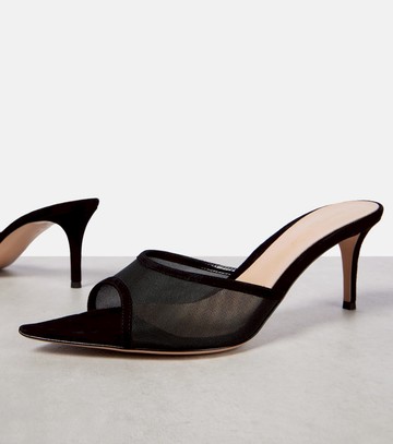 Gianvito Rossi 70 organza mules