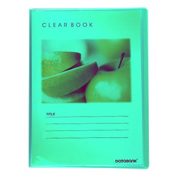 DATABANK 亮面透明資料簿/TT-20/20頁/綠