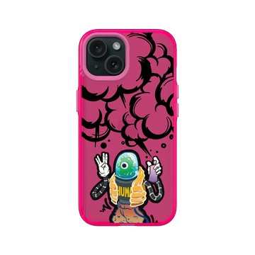 iPhone 15 Clear 粉漾桃 - Graffiti / 街頭塗鴉 - 來畫點東西