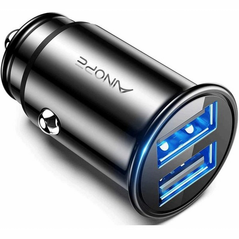 Ainope シガーソケット Usb 24w 4 8a 超小型 オールメタル スマホ充電器 車 シガーusb ソケット デュアルusbポート シ 通販 Lineポイント最大get Lineショッピング