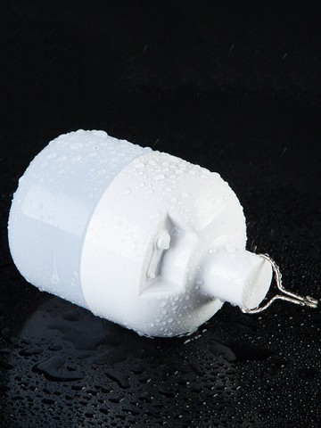 LED夜市燈 防水防雨充電燈泡超亮夜市燈地攤戶外家用應急照明無線led燈【MJ5324】