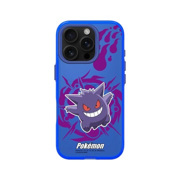iPhone 16 Pro Clear 激光藍 - 寶可夢 Pokemon - 戰鬥系列-耿鬼