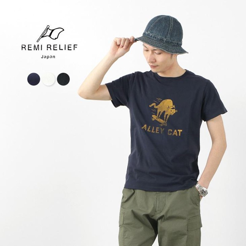 REMI RELIEF（レミレリーフ） LW加工Tシャツ (ALLEY CAT) / メンズ