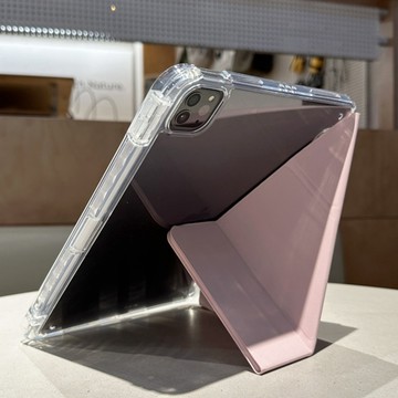 適用 iPadAir7保護套 2025新款 pro11寸殼 蘋果 輕薄 亞克力mini6磁吸 帶筆槽Y折 防彎防摔9.7