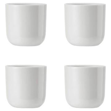 MIKASA Chalk 瓷蛋杯  4個  白色