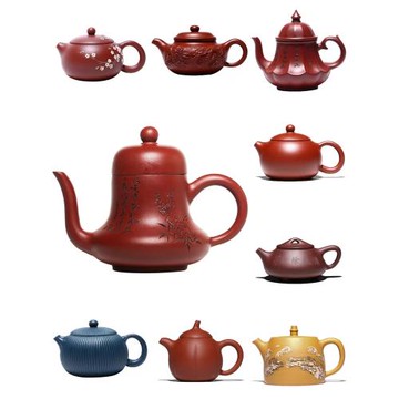 茶室柜茶樓博古架茶具軟裝飾品新中式紫砂茶壺茶葉罐茶館茶柜擺件