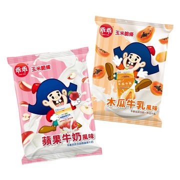 乖乖 玉米脆條52g x2包 (木瓜牛奶/蘋果牛奶口味)