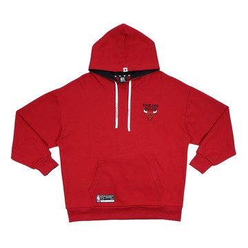 NBA 卡通圖樣 拼色 隊伍 連帽T恤 公牛隊 3555105140