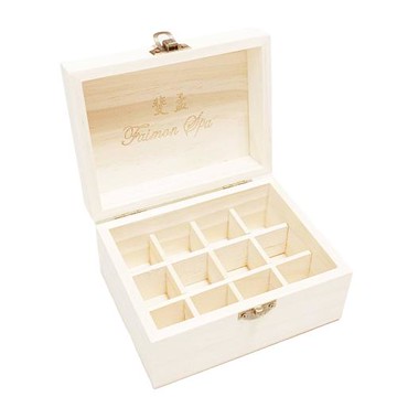 【斐孟SPA】原木精油收藏盒12格