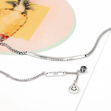 《現貨》香港正生銀飾 925純銀 笑臉星星純銀腳鍊 眉兒香港代購