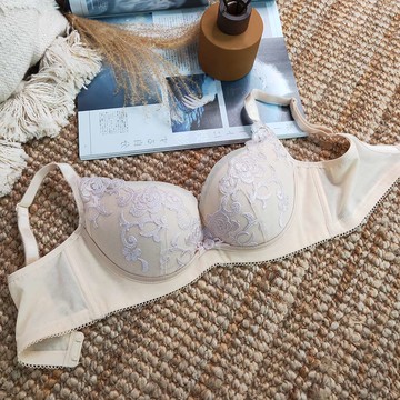 【曼黛瑪璉】包覆提托經典內衣 A80 罩杯(天鵝膚)