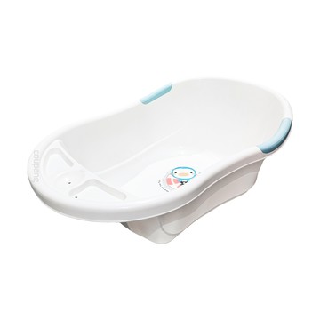 PUKU 藍色企鵝 雙色浴盆  水藍色  1個