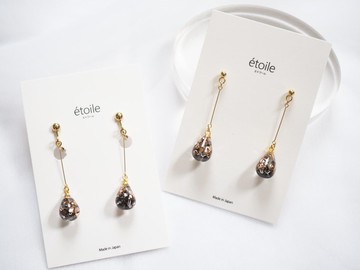 Swarovski 幻彩水滴長款耳環 SDL-01