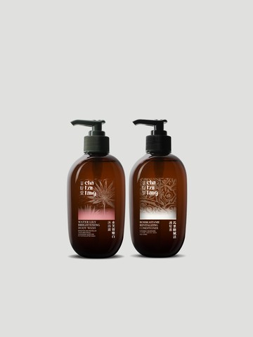 【柔順護色養髮組】水芙蓉洗髮露330mL or 500mL＋馬栗樹護髮素330mL