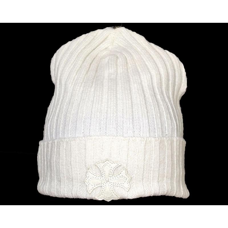 CHROME HEARTS MURPHY CASHMERE BEANIE CAP WHITE クロムハーツ