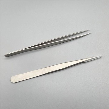 美甲工具鑷子直頭彎頭夾鉆飾品貼花貼紙取小物品夾子珍珠鋼珠夾子