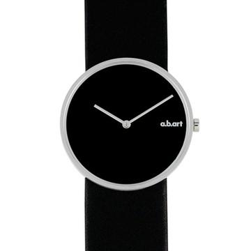 a.b.art D系列 摩登極簡都會時尚腕錶-黑/34mm